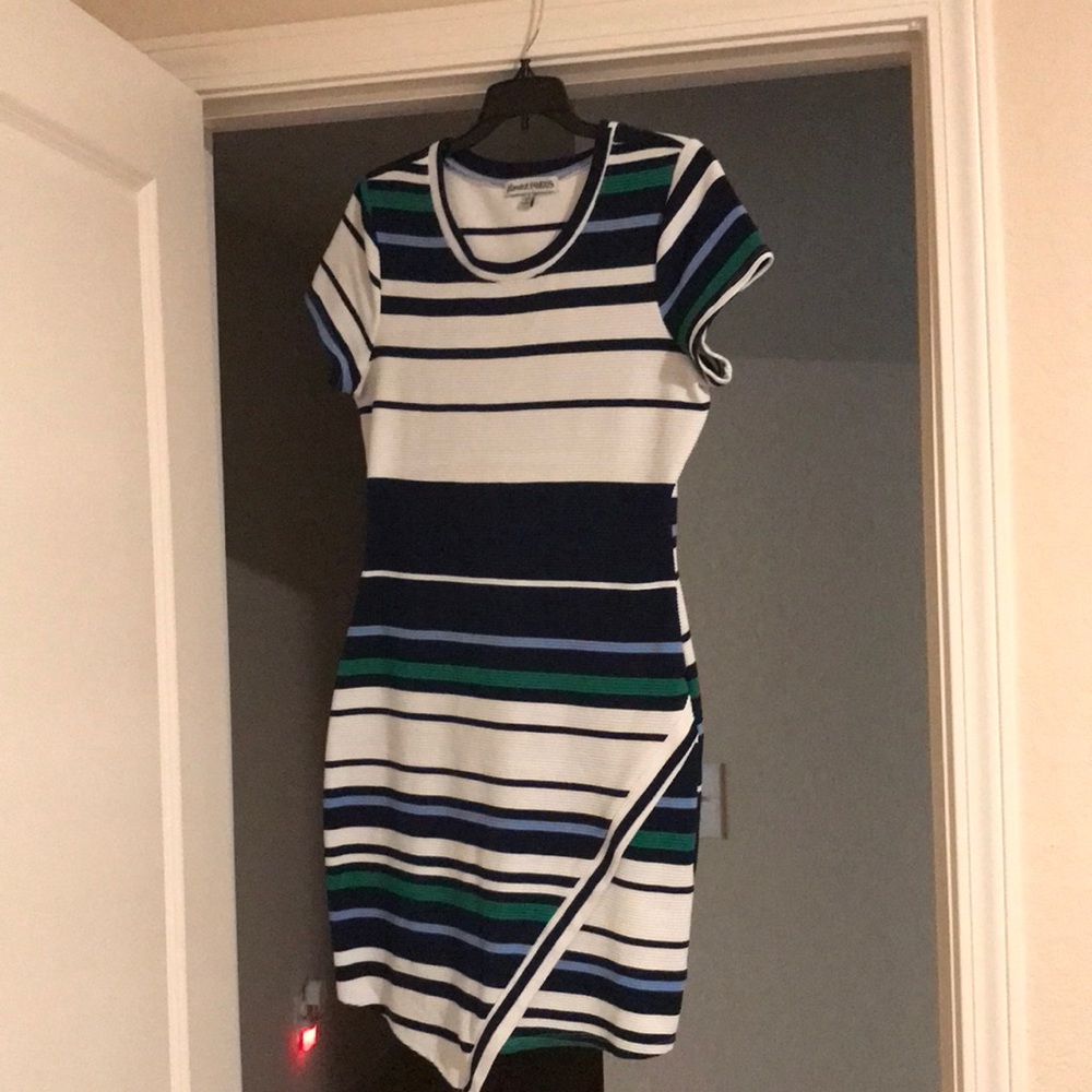 Almost famous multicolored striped dress